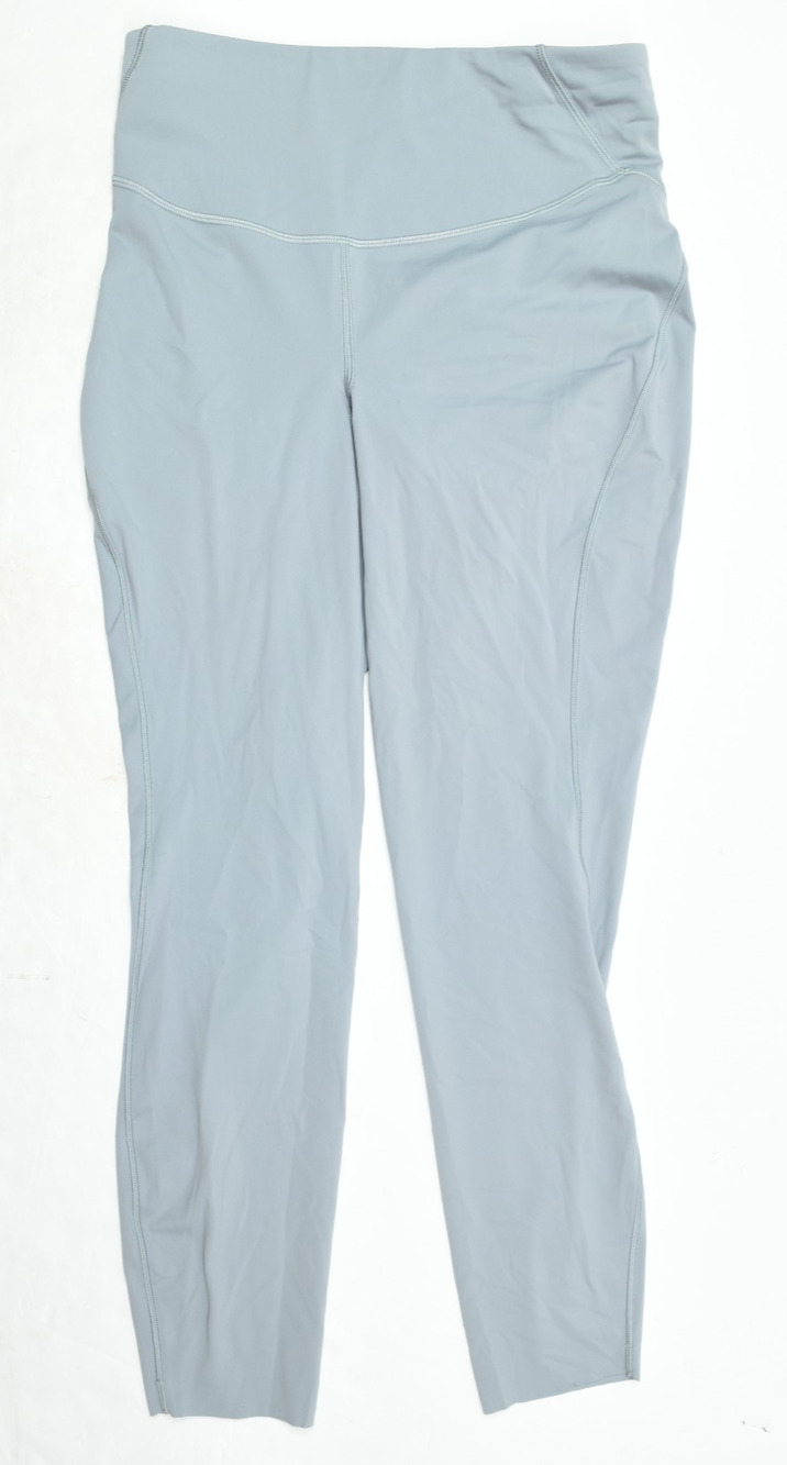 Lululemon Base Pace High Rise Tights Womens 8 Gray Pull-On Stretch Running